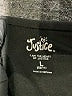 Justice Solid Black Active Pants Size L (kids) - photo 3
