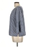 Socialite Blue 3/4 Sleeve Blouse Size L - photo 5