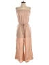 Venus 100% Rayon Solid Tan Jumpsuit Size S - photo 1