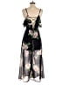 Ark & Co. 100% Polyester Floral Black Jumpsuit Size S - photo 2
