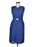Brora 100% Linen Blue Cocktail Dress Size 8 - photo 1
