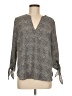 MICHAEL Michael Kors Gray 3/4 Sleeve Blouse Size M - photo 1