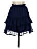 Aqua 100% Polyester Blue Casual Skirt Size S - photo 2
