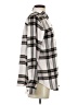 Maurices Plaid Silver Long Sleeve Blouse Size S - photo 4