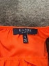 Kaari Blue 100% Polyester Orange Sleeveless Blouse Size S - photo 7