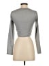 Shein Gray Long Sleeve T-Shirt Size S - photo 2