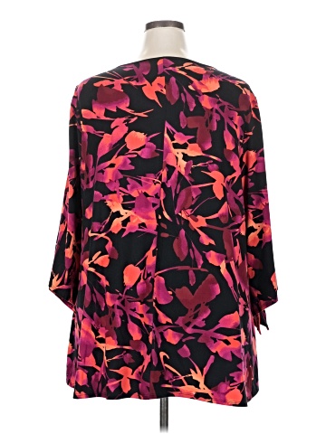 NY Collection 3/4 Sleeve Top (view 2)