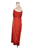 Shein 100% Polyester Solid Orange Cocktail Dress Size M - photo 5
