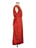 Shein 100% Polyester Solid Orange Cocktail Dress Size M - photo 4