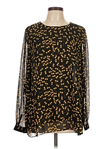 Anne Klein Long Sleeve Blouse (view 1)