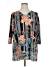 Chico's Print Gray Casual Dress Size XL (3) - photo 1