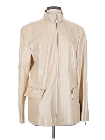 Lafayette 148 New York Leather Jacket (view 1)
