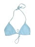 Shein Solid Blue Swimsuit Top Size M - photo 1