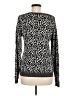 Cathy Daniels Animal Print Black Pullover Sweater Size M - photo 2