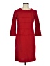 Taylor Solid Red Casual Dress Size 2 - photo 1