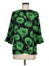 Assorted Brands 100% Polyester Green 3/4 Sleeve Blouse Size EU 38 / US 8 - photo 1