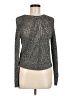 Lucky Brand Metallic Silver Pullover Sweater Size M - photo 1