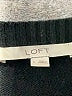 Ann Taylor LOFT Black Pullover Sweater Size L - photo 7
