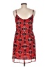 Angie 100% Polyester Print Red Casual Dress Size M - photo 2