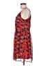 Angie 100% Polyester Print Red Casual Dress Size M - photo 5