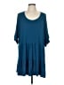 Beeson River Blue Teal Short Sleeve Top One size - photo 1