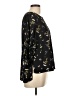CeCe Black 3/4 Sleeve Blouse Size L - photo 4