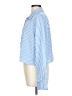 Have 100% Polyester Stripes Blue Long Sleeve Blouse Size L - photo 5