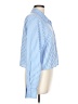 Have 100% Polyester Stripes Blue Long Sleeve Blouse Size L - photo 4