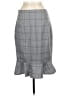Banana Republic Argyle Gray Wool Skirt Size 6 - photo 2