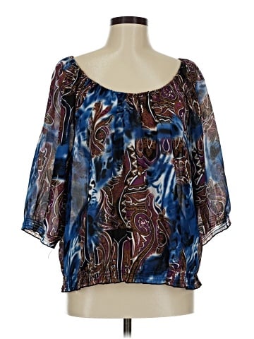 PIANO 3/4 Sleeve Blouse (view 1)