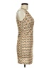 Shein Graphic Tan Cocktail Dress Size S - photo 4