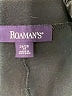 Roaman's 100% Polyester Metallic Black Active Pants Size 26 (2X) - photo 4
