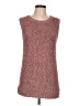 Ella Moss Tweed Red Sweater Vest Size L - photo 1