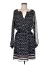 Max Studio 100% Polyester Chevron-herringbone Blue Casual Dress Size M - photo 1