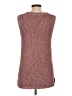 Ella Moss Tweed Red Sweater Vest Size L - photo 2