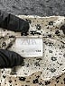 Zara Animal Print Ivory Long Sleeve Blouse Size 9 - photo 3