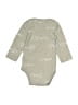 Carter's 100% Cotton Gray Long Sleeve Onesie 0-3 MO / 3 MO - photo 2