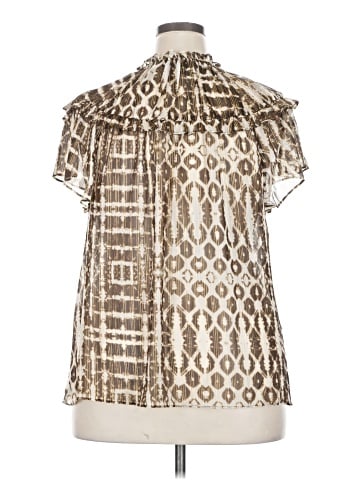 INC International Concepts Short Sleeve Blouse (view 2)