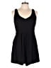 LOFT Beach Solid Black Romper Size M - photo 1