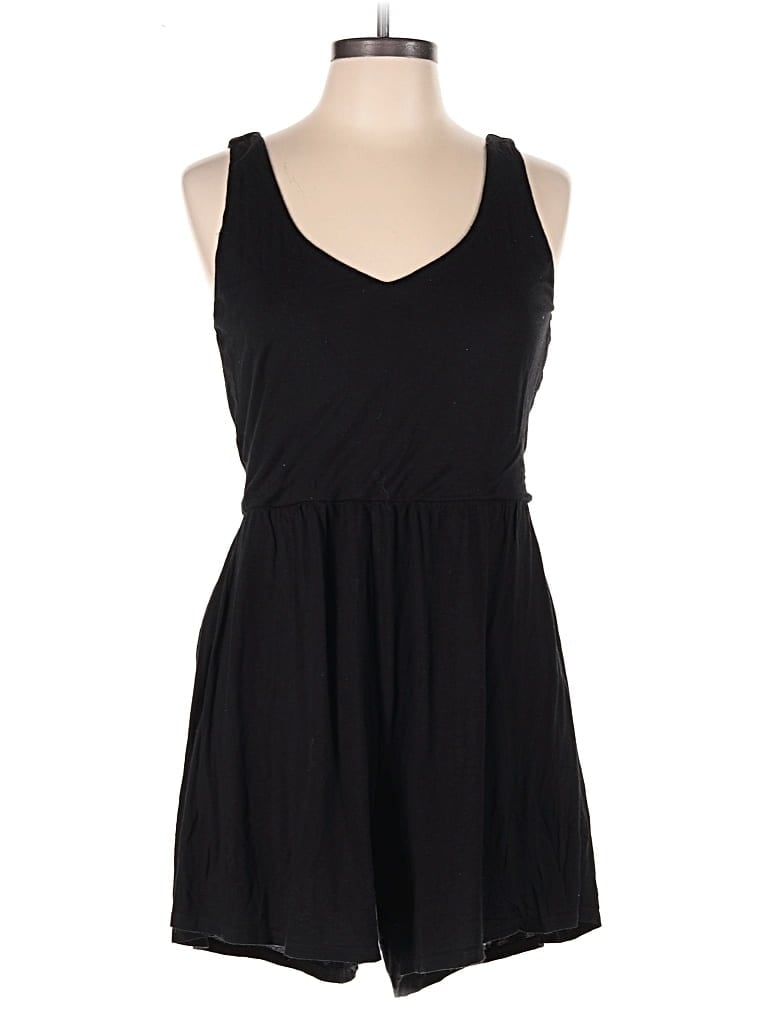 Pre-owned Loft Beach Romper In Black