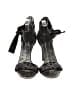 Gucci Black Suede Embroidered sandals Size 7 1/2 - photo 2