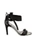 Gucci Black Suede Embroidered sandals Size 7 1/2 - photo 1