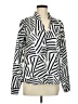 Shein Stripes Ivory Long Sleeve Blouse Size 6 - photo 1