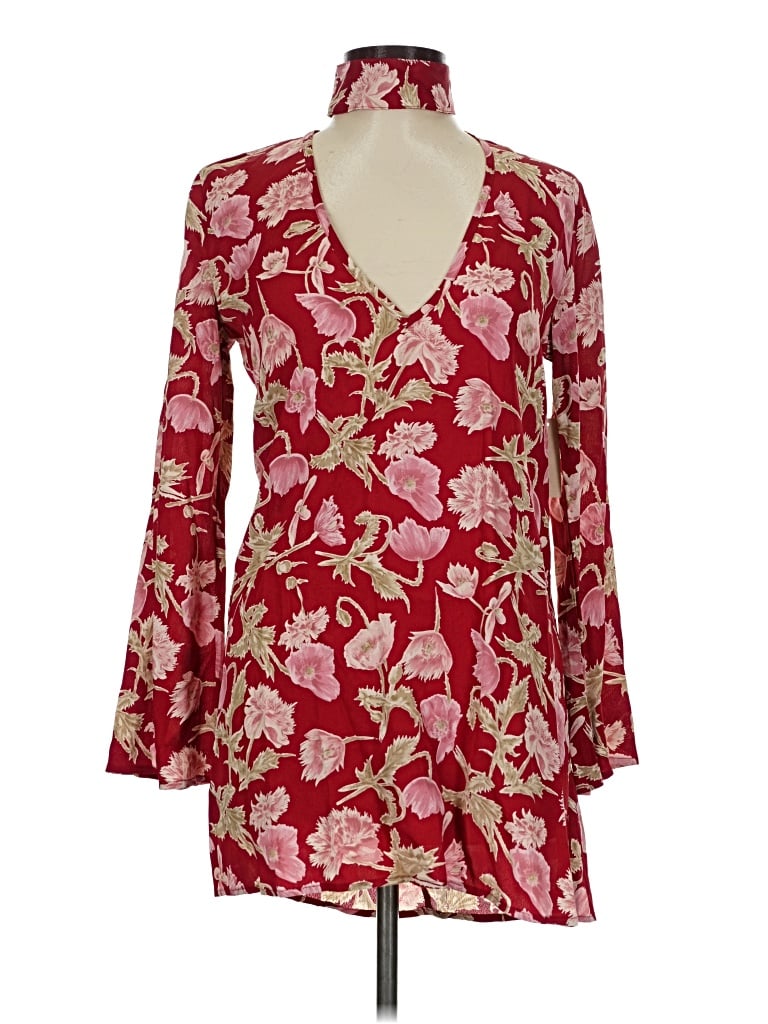 Flynn Skye Cocktail Dress In Burgundy