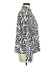 Shein Stripes Ivory Long Sleeve Blouse Size 6 - photo 4