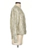 Rails Metallic Silver Ivory Long Sleeve Blouse Size XS - photo 4