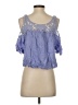 Alythea 100% Rayon Blue Sleeveless Blouse Size S - photo 2