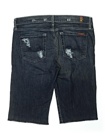 7 For All Mankind Denim Shorts (view 2)