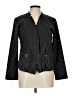 And 100% Polyester Stripes Black Blazer Size 12 - photo 1