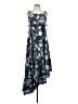 Unsubscribed Print Blue Casual Dress Size 4 - photo 1